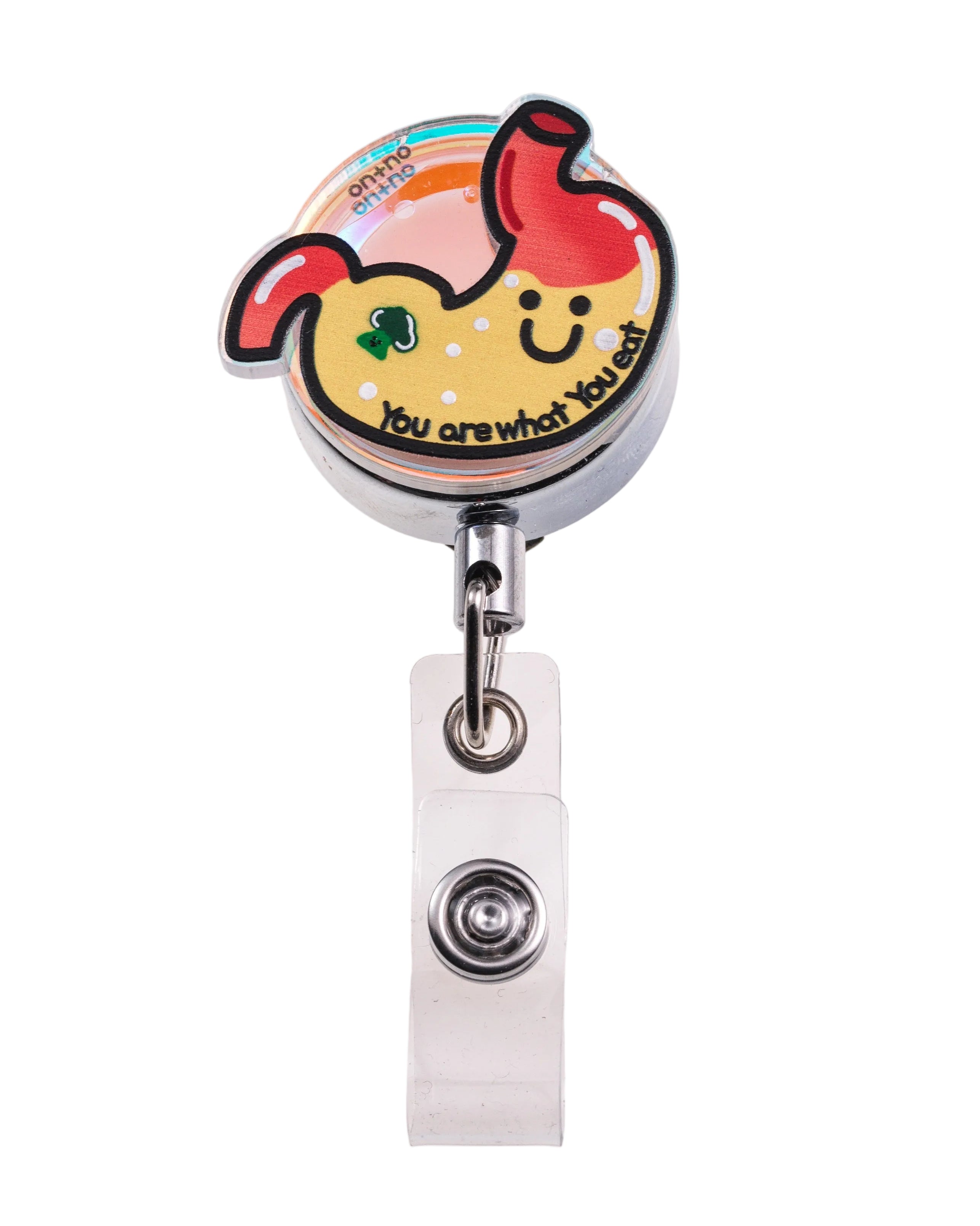 Retractable badge holder - Stomach