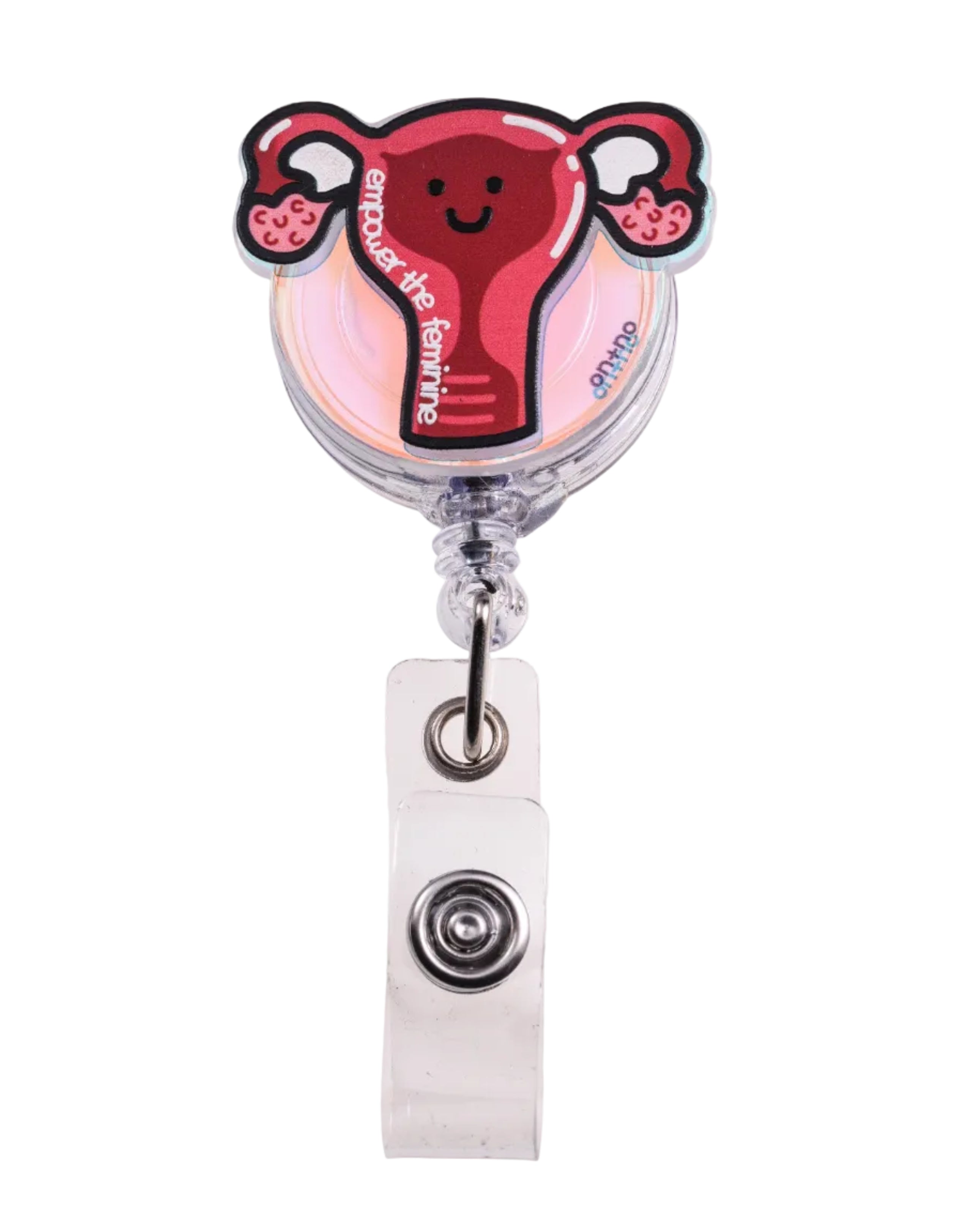 Retractable badge holder - Uterus