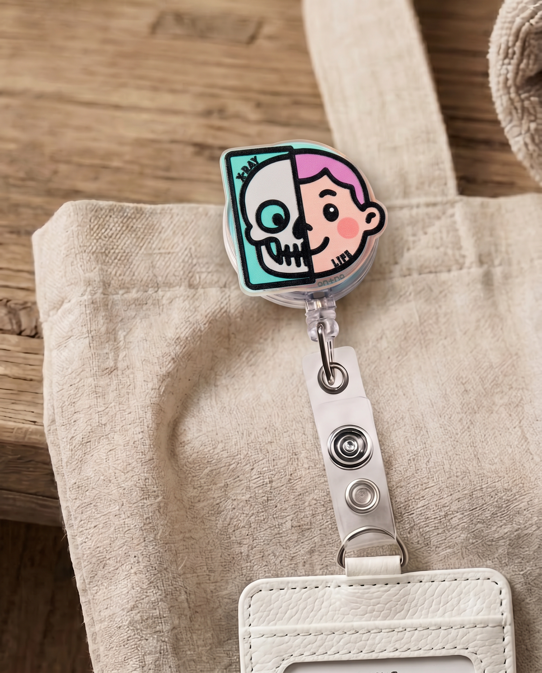 Retractable Badge Holder - X-Ray Boy