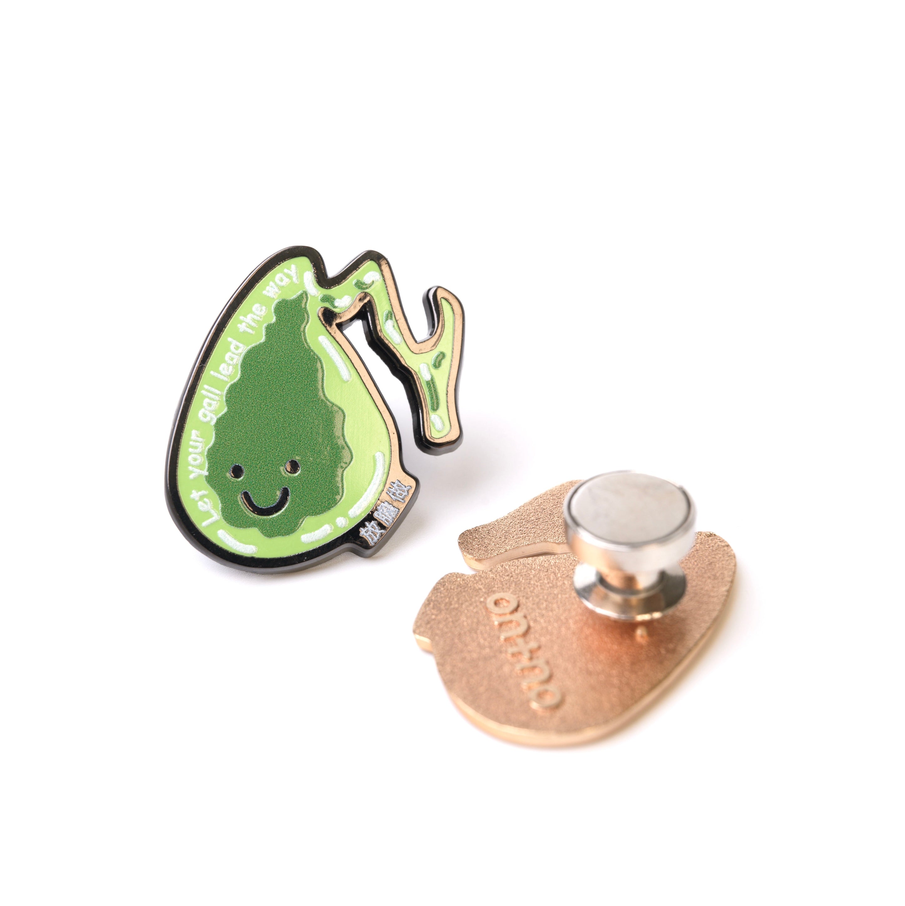 器官襟針/磁石-膽膽